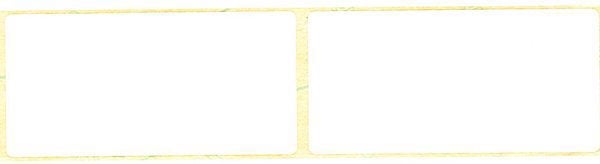 Produktbild - 57654 - Etikett FASSON R100 avtagbar 37x76mm 500st/rulle