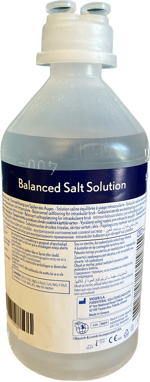 Produktbild - 61275 - Spolvätska för ögonkirurgi BSS till Infinity och Signature 500ml