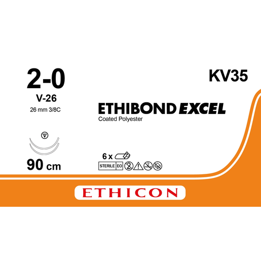 Produktbild - VF000148426 - ETHIBOND 2-0 2XV-26 10X90 G/W