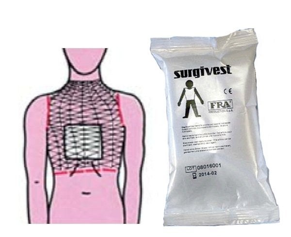 Produktbild - 48802 - Nätbrynja för långtids-EKG och Holter med hål för arm