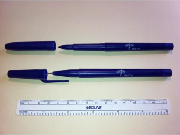 Produktbild - 65384 - HUDMARKERINGSPENNA TUNN LINJE M LINJAL