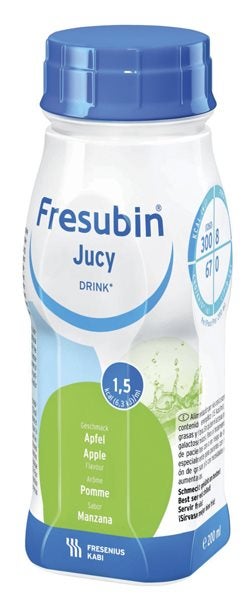 Produktbild - 57724 - Fresubin Jucy Drink kosttillägg protein och fettfri äpple 150kcal/100ml 200ml