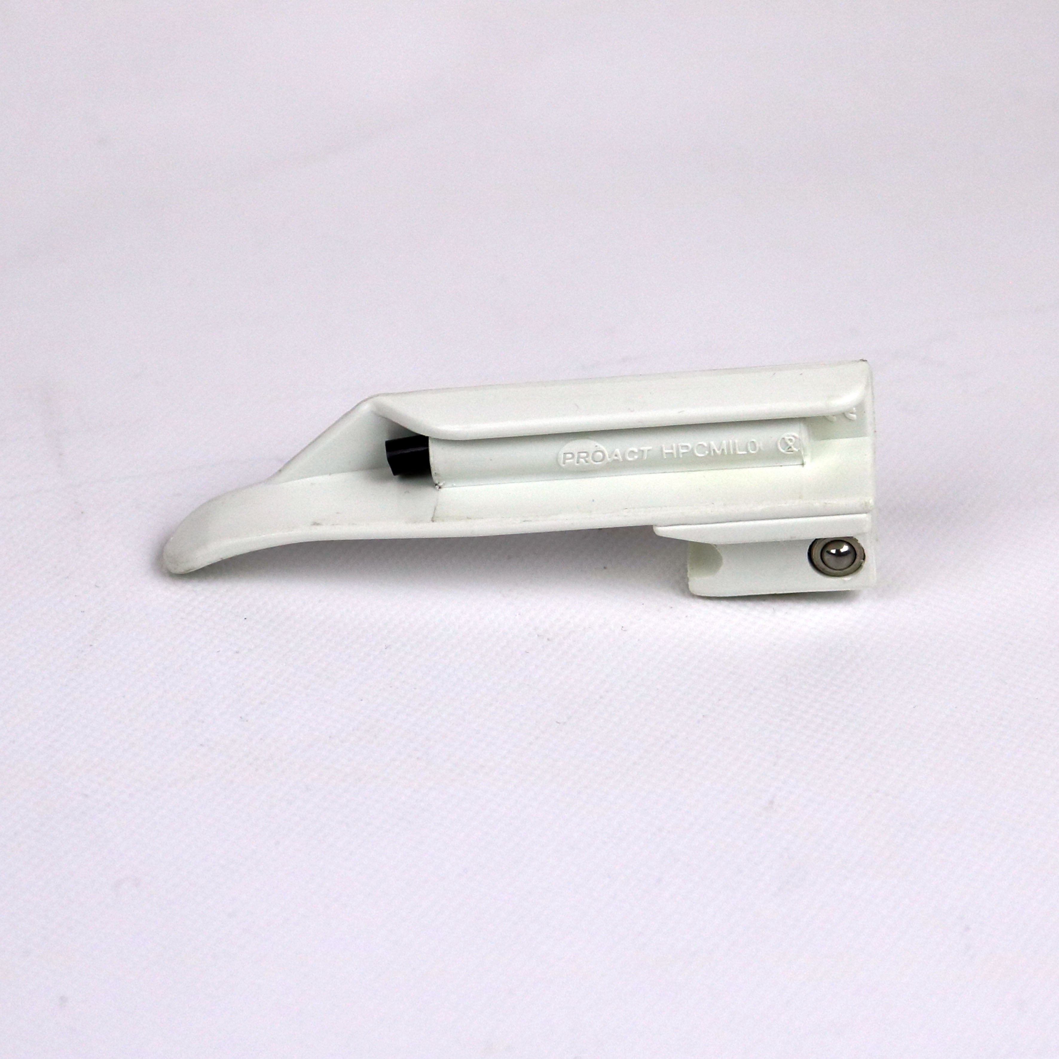 Produktbild - VF000185339 - Laryngoskopblad Miller nr 0 med fiberoptik plast