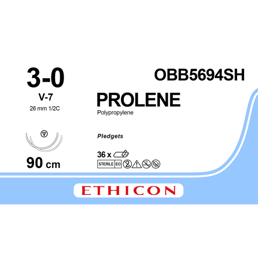 Produktbild - VF000149348 - PROLENE 3-0 2XV-7 90CM PLEDGET