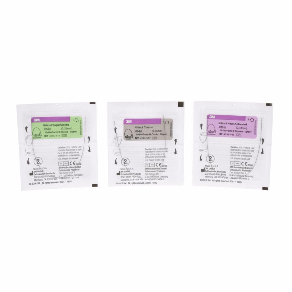 Produktbild - VF000182727 - Rundbåge rostfritt stål ovoid underkäke klass III 0.017x0.022