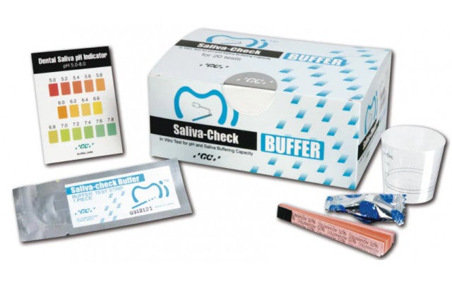 Produktbild - VF000120589 - Salivtest för mätning av salivens buffringskapacitet 20-pack
