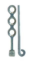 Produktbild - VF000122819 - Platta rak mini för fraktur/trauma steril 18 hål tjocklek 1,5mm