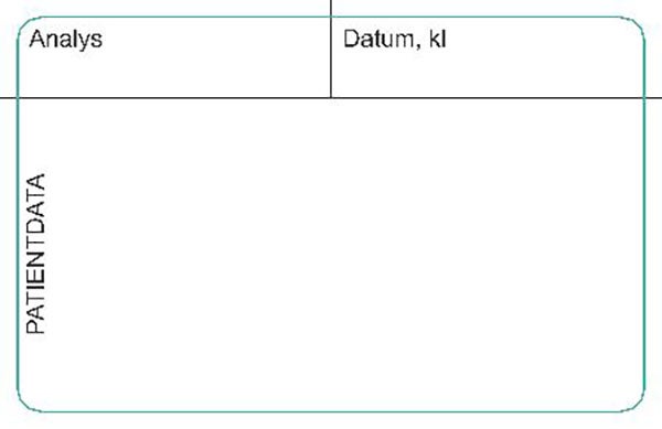 Produktbild - 62538 - Etikett till ID-band avtagbar perforerad impregnerad 54x34mm 100st/rulle