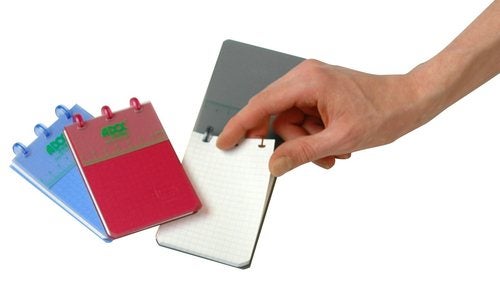 Produktbild - 42031 - Block linjerat varierande färger A7