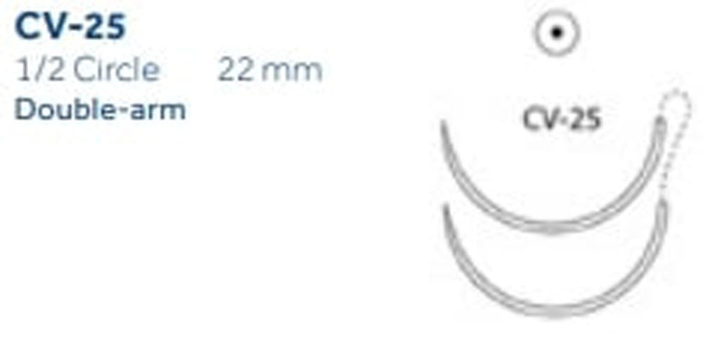 Produktbild - VF000150558 - SURGIPRO™ II 4-0 BLUE 90CM CV-25 DA X36