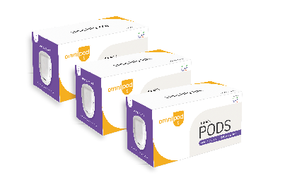 Produktbild - VF7009134 - POD till Omnipod 5, tre st 10-pack för Libre 2 Plus eller Libre 3 Plus