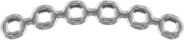 Produktbild - VF000190344 - Platta kurverad 4-8 hål