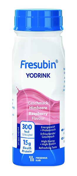 Produktbild - 57730 - Fresubin YoDrink kosttillägg protein yoghurt hallon 150kcal/100ml 200ml
