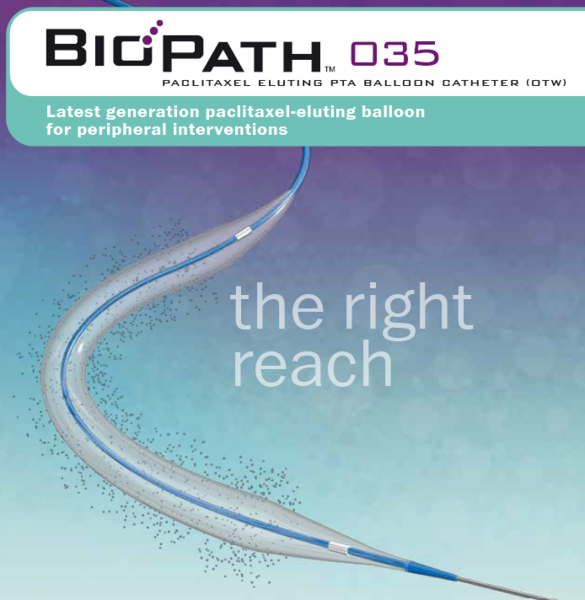 Produktbild - VF000157179 - Läkemedelsballong Biopath 0.035" 4x100mm 135cm