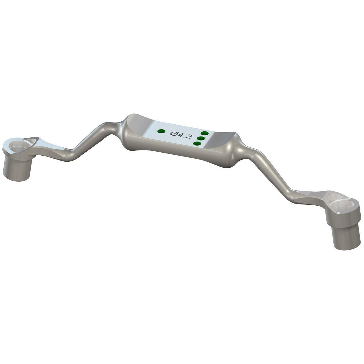 Produktbild - VF000179674 - Borrhandtag rostfritt stål med 1mm/3mm stopp 4,2