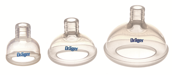 Produktbild - VF000111714 - Narkosmask rund silikon prematur strl 00