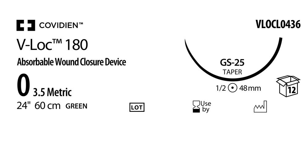 Produktbild - VF000150711 - V-LOC™ 180 ABS 0 GREEN 60CM GS-25 X12