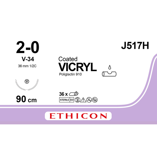 Produktbild - VF000148672 - VICRYL 2-0 V-34 90CM VIOLET