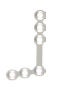 Produktbild - VF7009524 - Platta L-formad mellanansikte steril 3x3 hål midja 8mm tjocklek 0,8mm