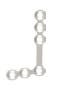Produktbild - VF7009524 - Platta L-formad mellanansikte steril 3x3 hål midja 8mm tjocklek 0,8mm