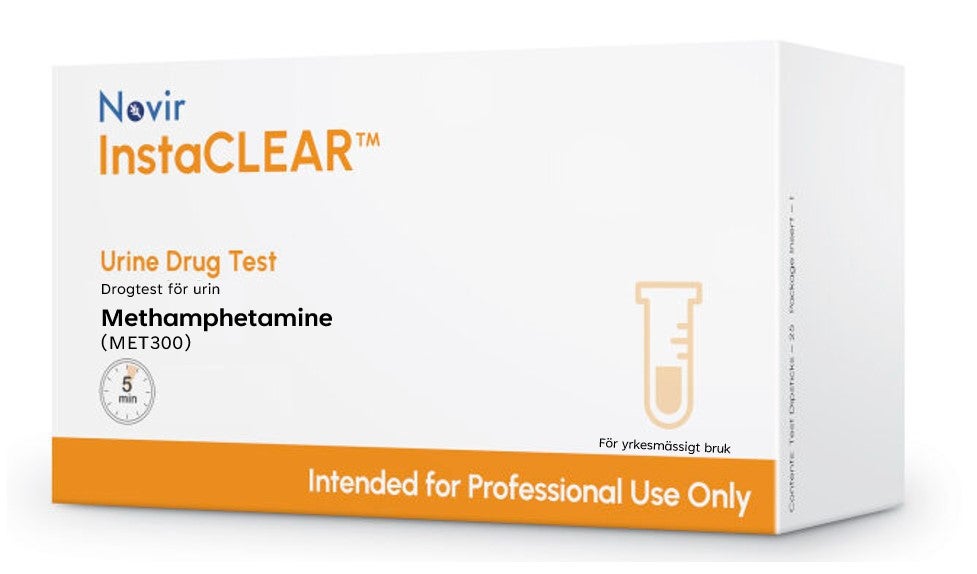 Produktbild - VF000184222 - Drogtest singelsticka för urin metamfetamin 25-pack