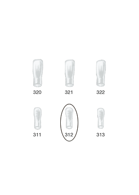 Produktbild - VF000175110 - Kronformar anterior nr 312 refill till pos 3 5-pack