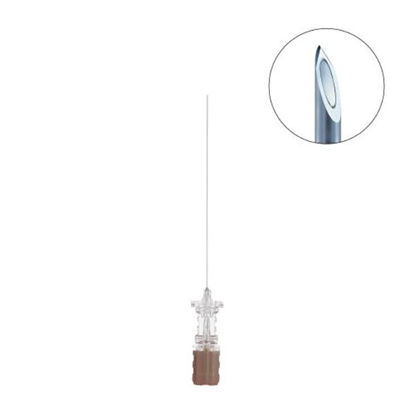 Produktbild - 64767 - Spinalkanyl NRFit Quincke utan införare brun 26G 88mm
