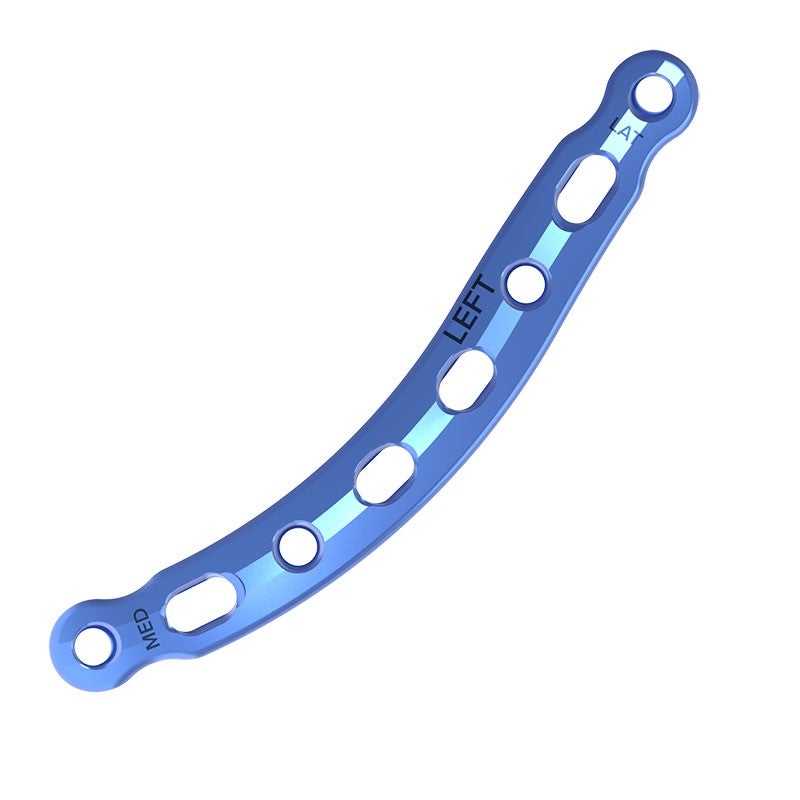 Produktbild - VF000193119 - Platta låg profil clavikel medial/diafysär vänster 8 hål längd 70-125mm