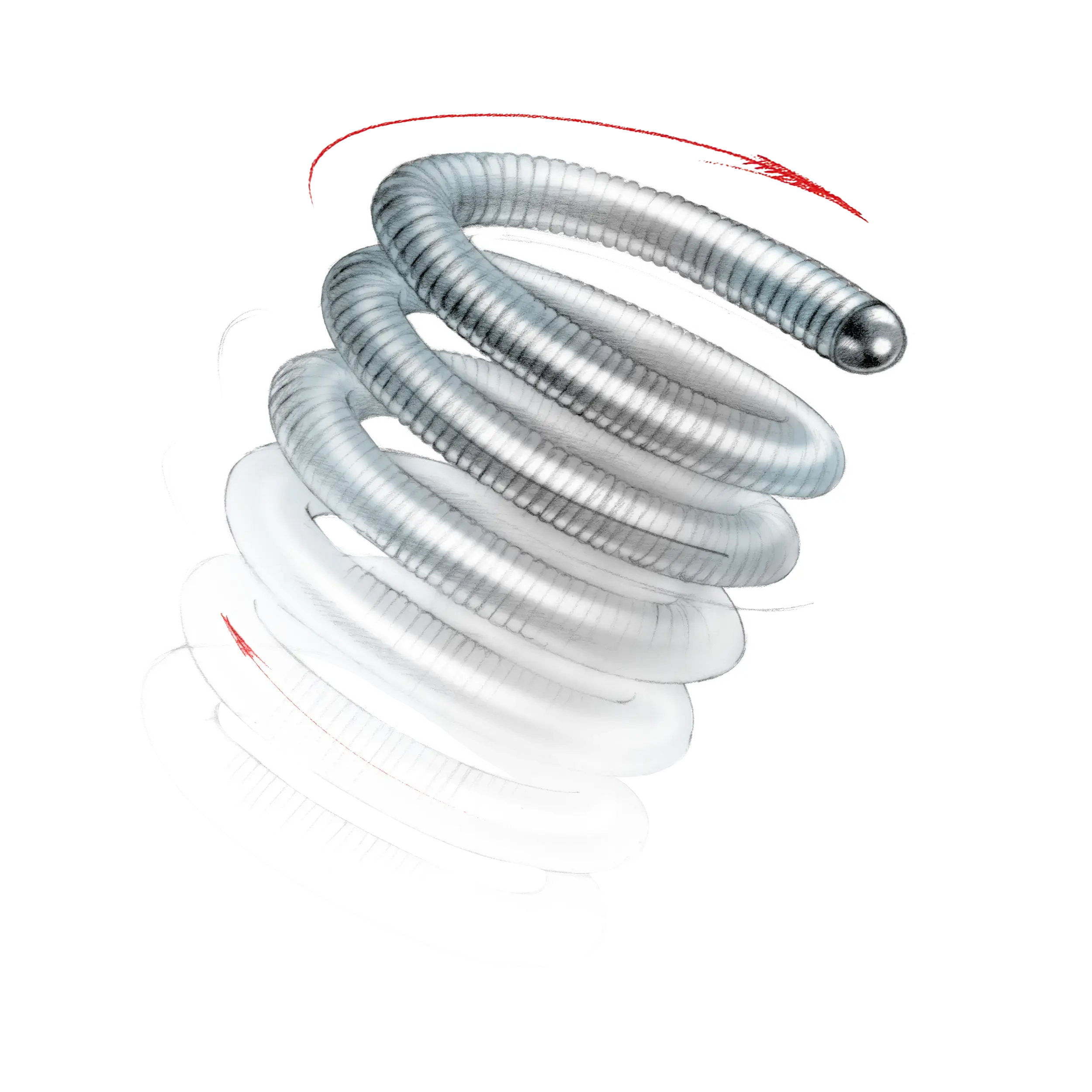 Produktbild 1 - SPI 8x120P37 - Coil framförbar Spirales 0.035"-0.038" 8mmx12cm