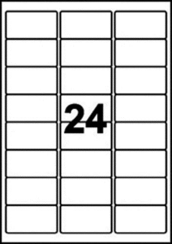 Produktbild - 42772 - Etiketter på A4-ark för laser och inkjet 70x36mm