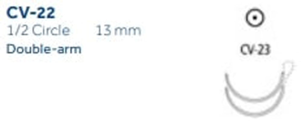 Produktbild - VF000150553 - SURGIPRO™ II 5-0 BLUE 60CM CV-22 DA X36