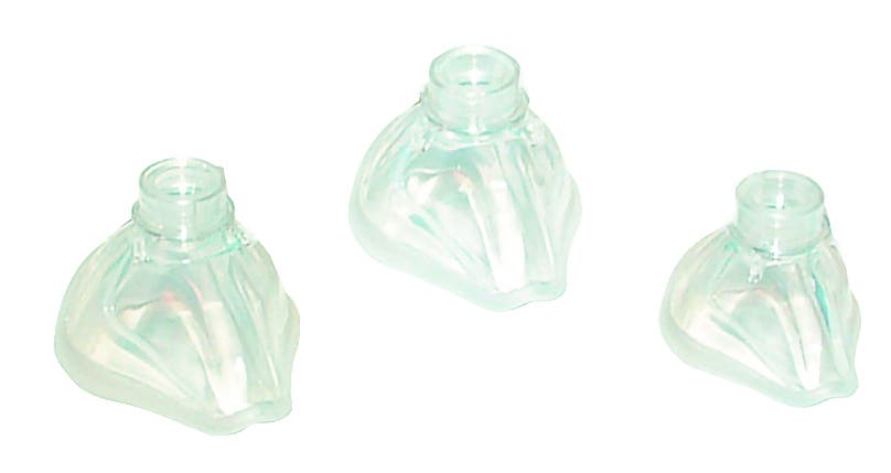 Produktbild - VF7000132 - Narkosmask formad helgjuten flergångsbruk autoklaverbar silikon vuxen strl 5