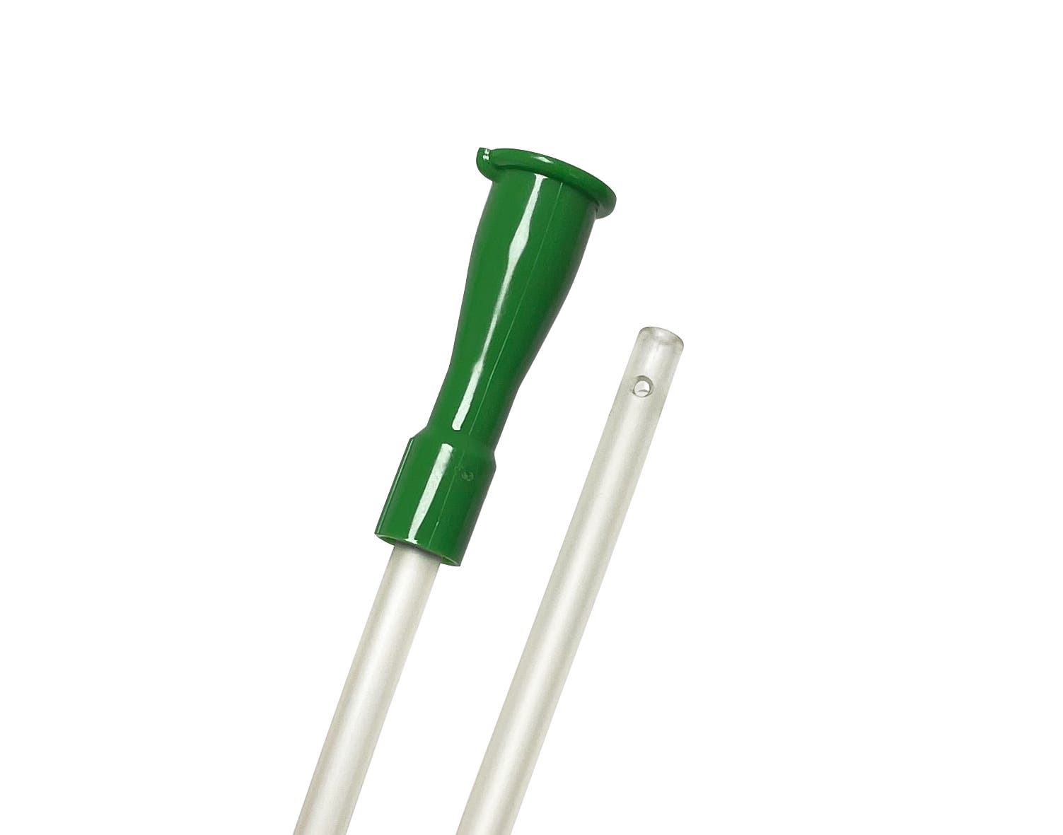 Produktbild 2 - 45282 - Sugkateter rak med ändhål och sidohål grön Ch 14 40cm