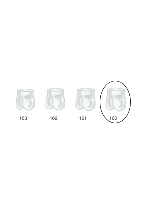 Produktbild - VF000175031 - Kronformar posterior nr 160 refill till pos 1 5-pack