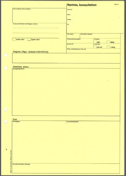 Produktbild - 55874 - Konsultationsremiss