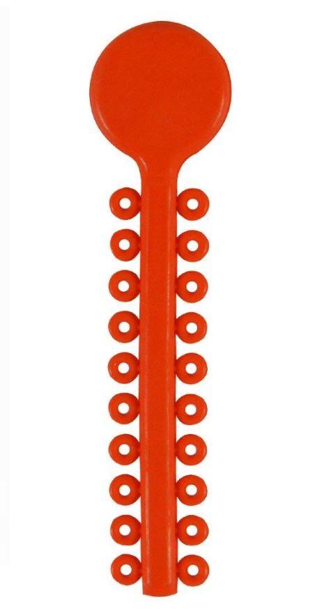 Produktbild - VF000140568 - Elastiska ligaturer intraoral orange 0.012"