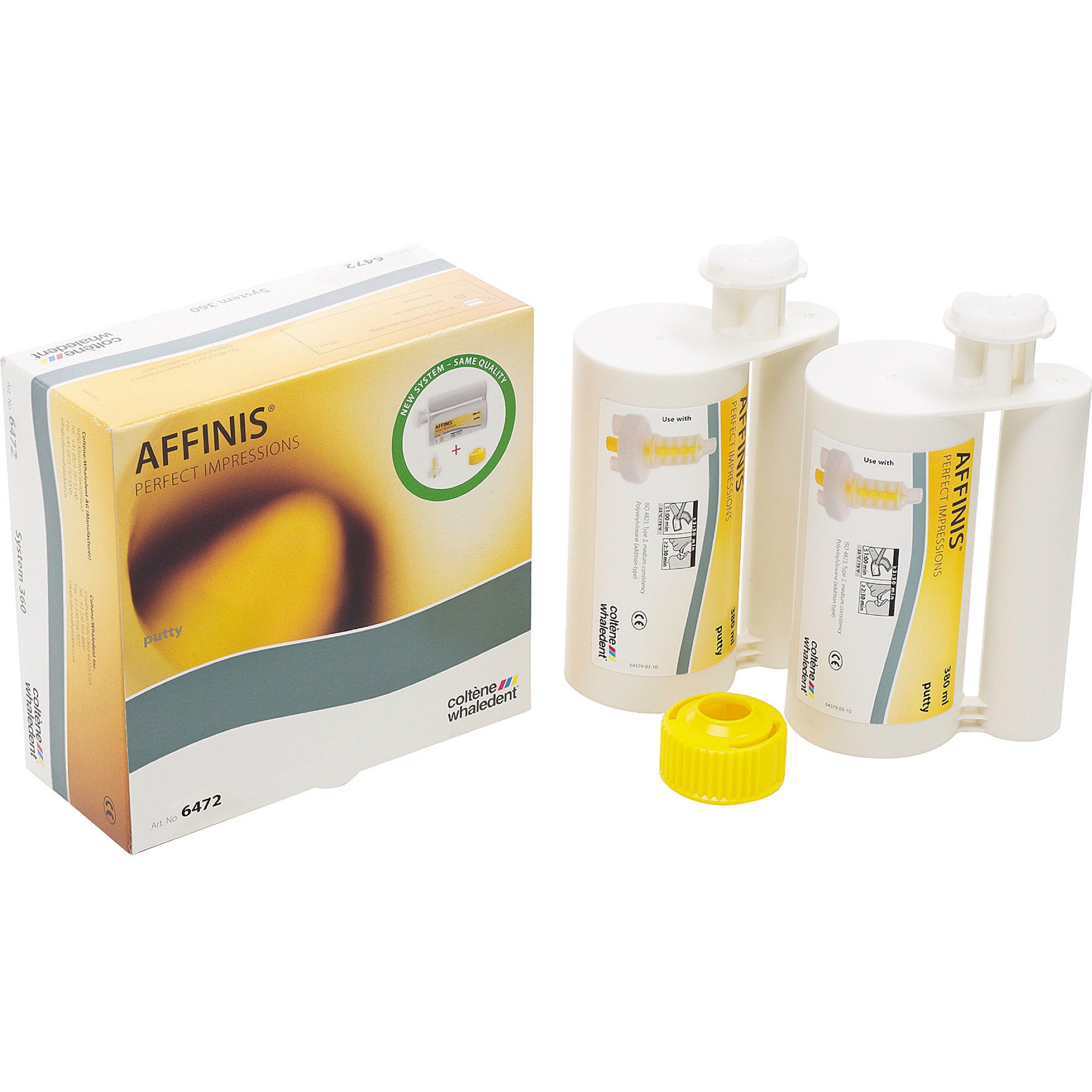 Produktbild - VF000145800 - Avtrycksmaterial A-silikon putty refill för blandningsmaskin 2x380ml