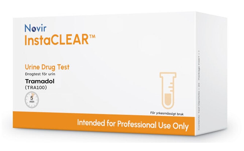 Produktbild - VF000184225 - Drogtest singelsticka för urin tramadol 25-pack