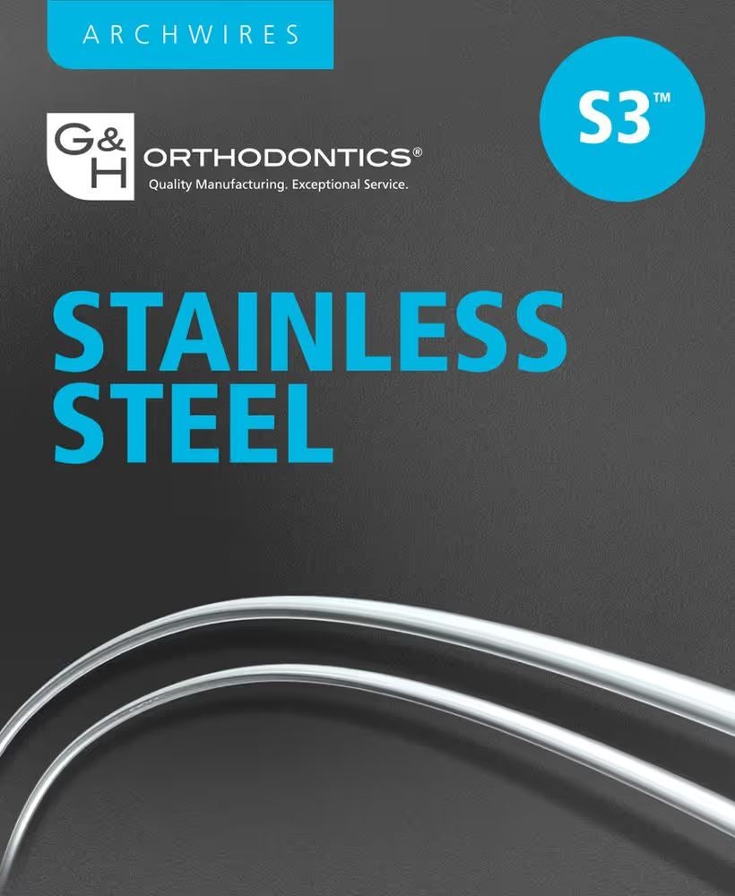 Produktbild - VF000140336 - Kantbåge Bioform 3 rostfritt stål för underkäke 0.021x0,025