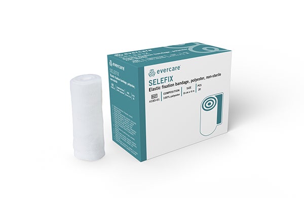 Produktbild - 61550 - Fixeringsbinda elastisk 8cmx4m