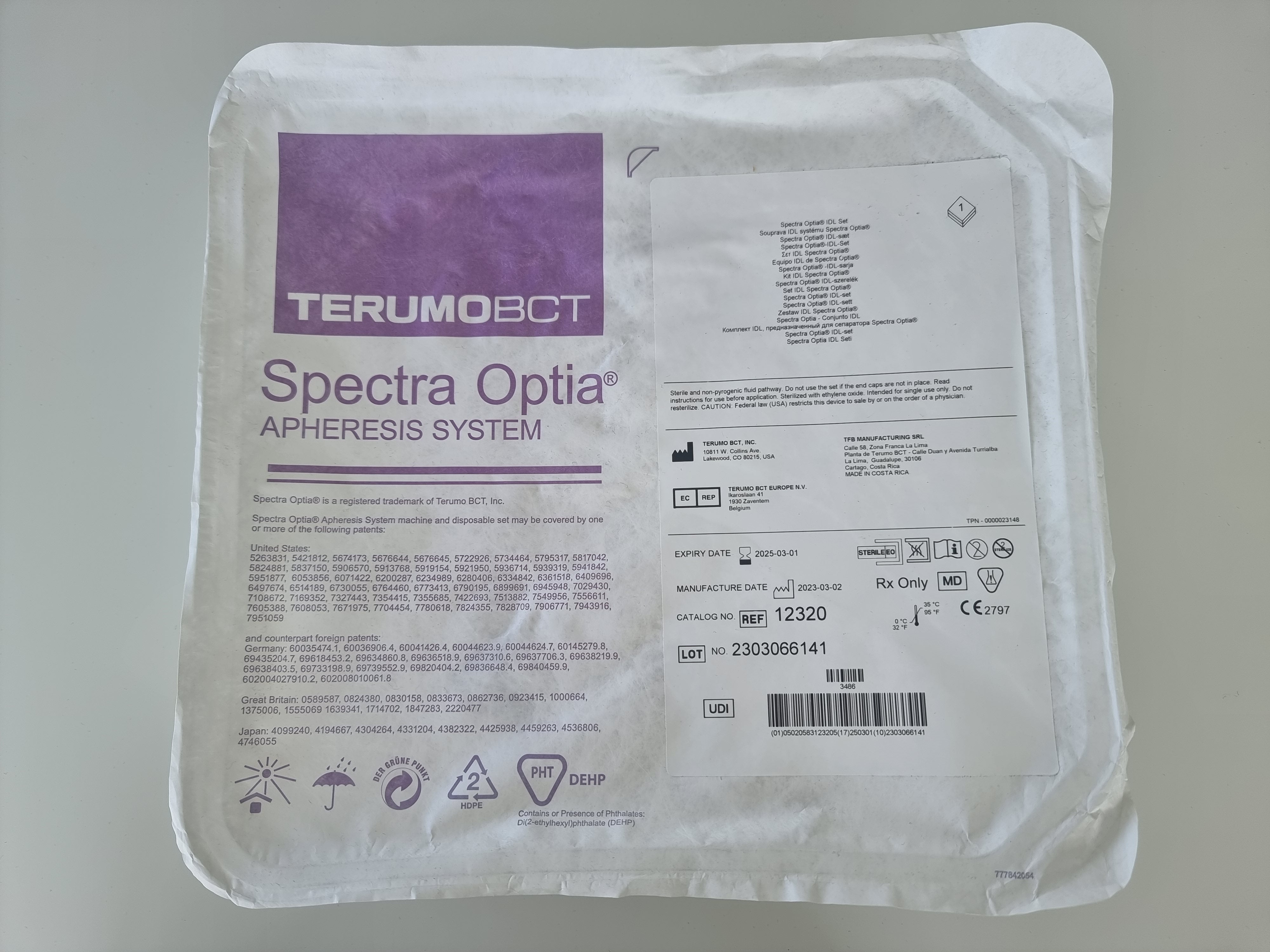 Produktbild - VF000109718 - IDL-set till Spectra Optia 6-pack