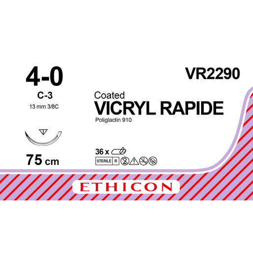 Produktbild - VF000148273 - VICRYL RAPIDE 4-0 C-3 75CM UND