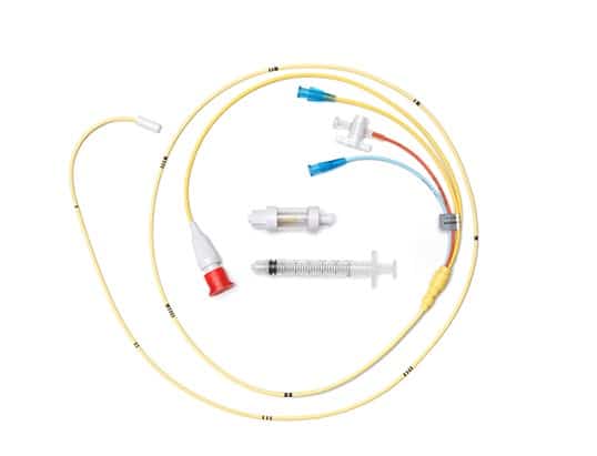 Produktbild - VF000183282 - Pulmonalisartärkateterset 4-lumen för högerkammartryck- och CO-mätning 7Fr 110cm