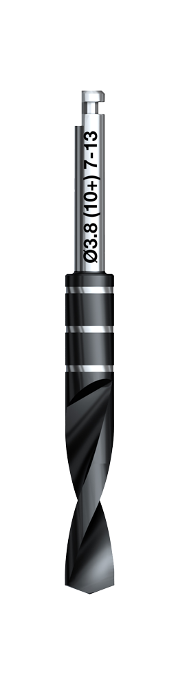 Produktbild - VF000180178 - Guidat spiralborr 3,8x(10+)7-13mm