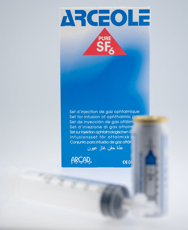 Produktbild - VF7007424 - Gas enpatients gastamponad SF6 enkeldos singeldos