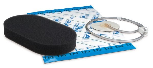 Produktbild - 57472 - Förbandsset för undertrycksbehandling bukförband polyuretan till V.A.C 26x15x3,3cm strl L