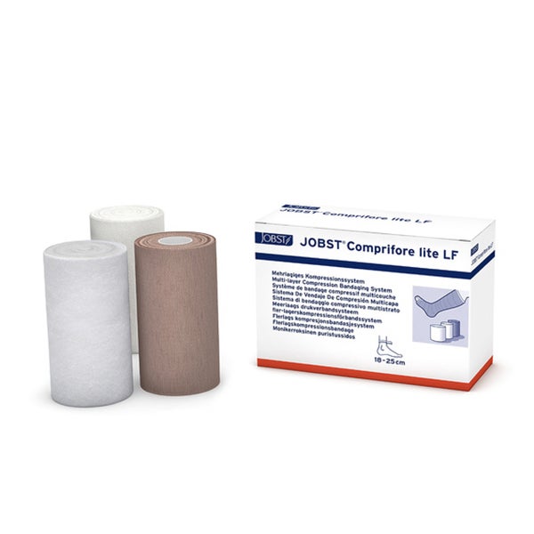 Produktbild - 61585 - Kompressionsbinda set 3-lager för blandsår 18x25cm