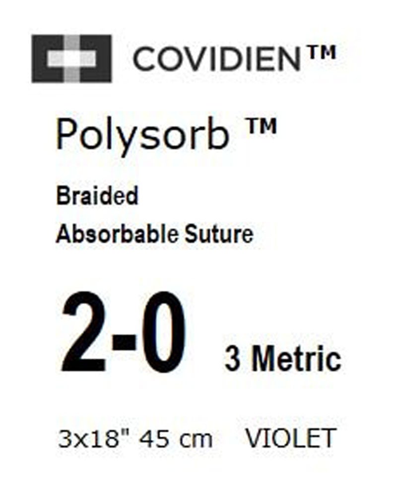 Produktbild - VF000150577 - POLYSORB™ 2-0 VIOLET 3x45CM PRECUT x36