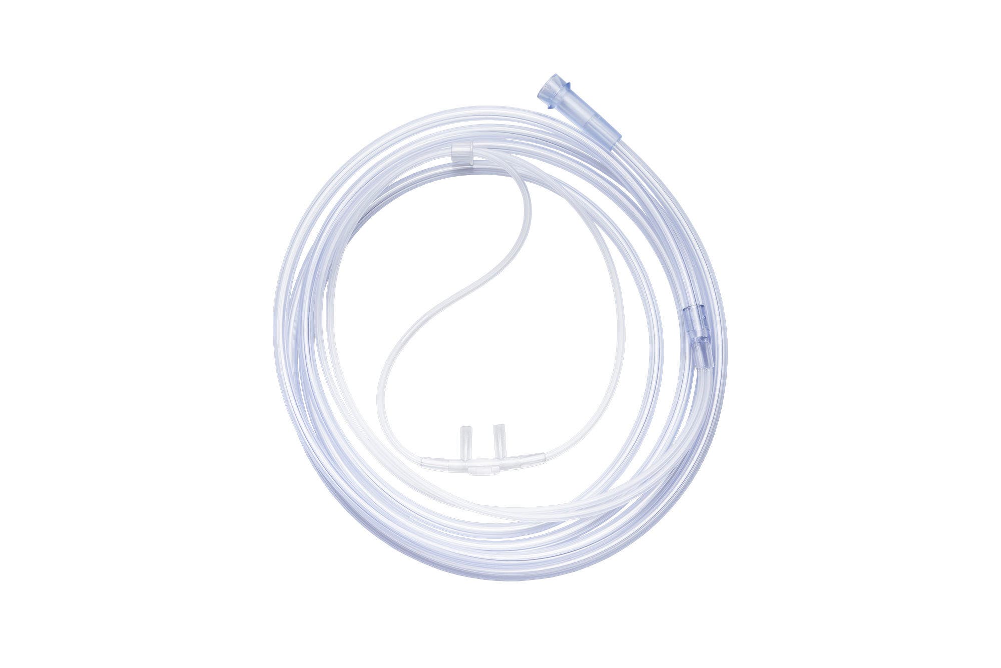 Produktbild - VF7000071 - Syrgasgrimma mjuk med raka näskanyler och slang vuxen 2,1m