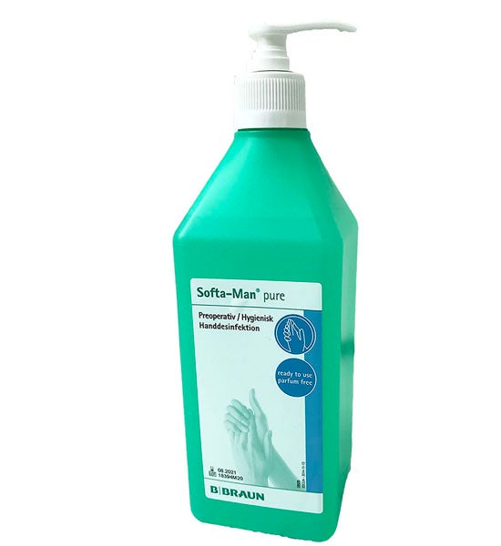 Produktbild - 61782 - Handdesinfektionsmedel preoperativ med pump 600ml